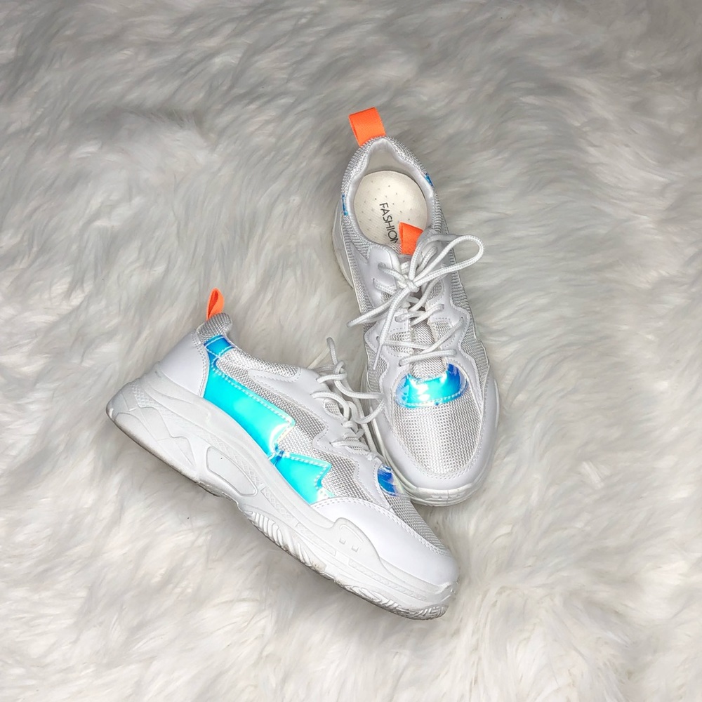Iridescent sneakers